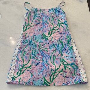 Lilly Pulitzer Dress with Lace Trim